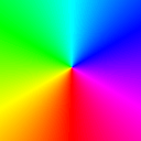 Standard chromatic color wheel