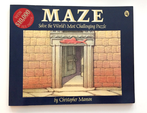 Cover of Maze, with promotional sticker