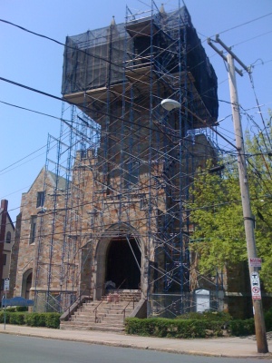 Church scaffolding 2