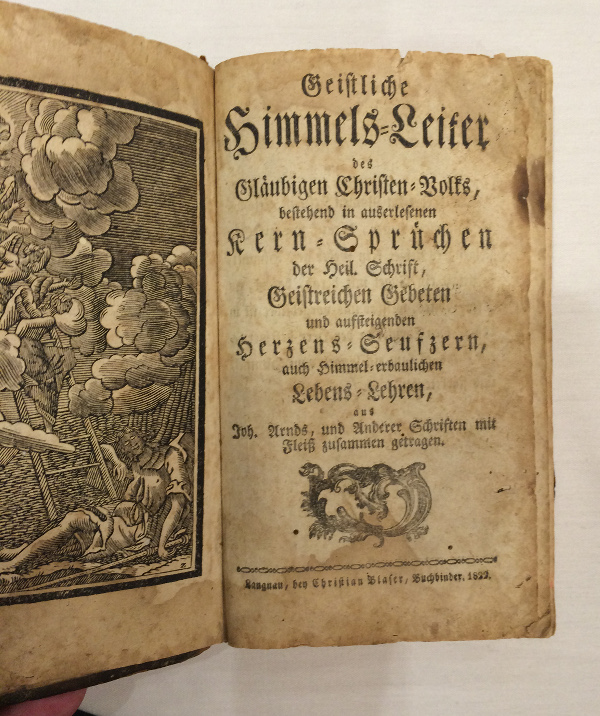 Old book: title page